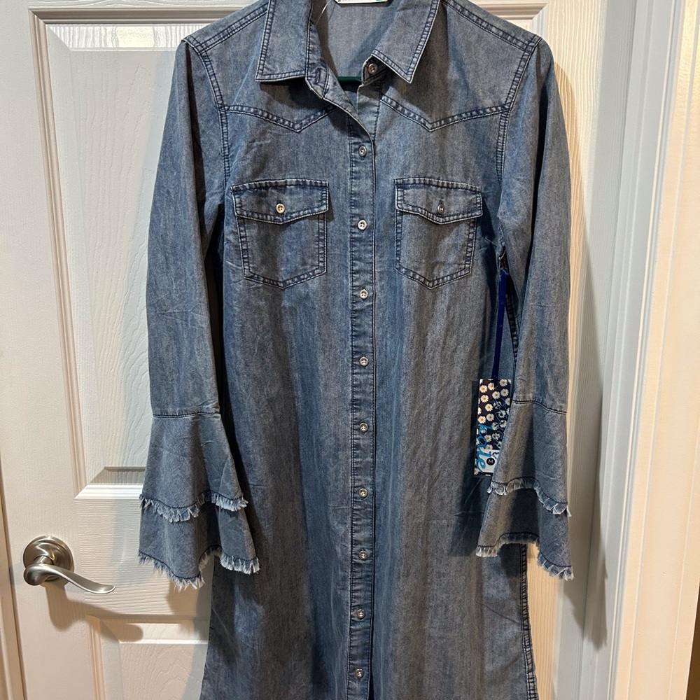 NWT Denim dress Medium